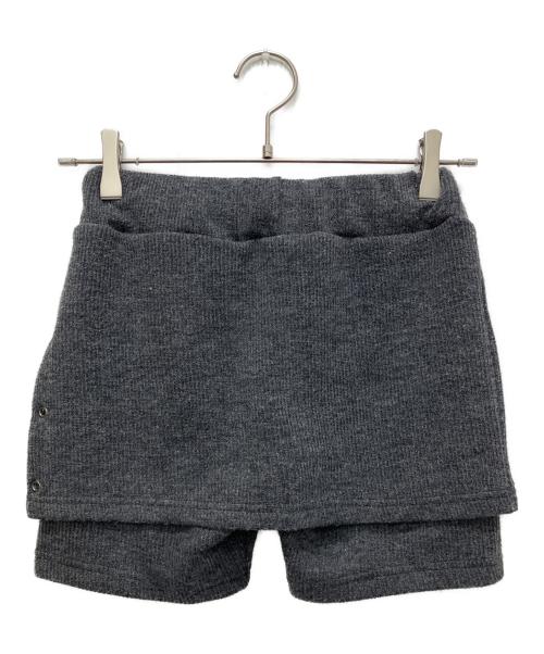Didot.showroom（ディドットショールーム）Didot.showroom (ディドットショールーム) ニットハーフパンツ グレー サイズ:Freeの古着・服飾アイテム