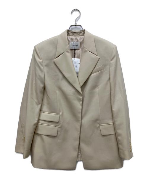 ELBORN（エルボルン）ELBORN (エルボルン) 2Bテーラードジャケット ベージュ サイズ:XSの古着・服飾アイテム