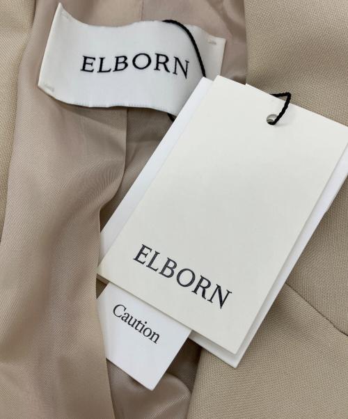 ELBORN（エルボルン）ELBORN (エルボルン) 2Bテーラードジャケット ベージュ サイズ:XSの古着・服飾アイテム