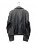 LEVI'S (リーバイス) フェイクレザーダブルライダースジャケット ブラック サイズ:L：10000円