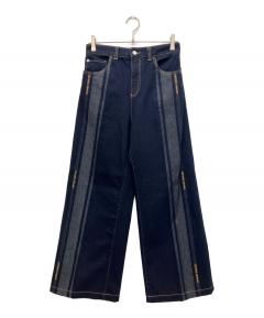 中古・古着通販】INSCRIRE (アンスクリア) Loose Fit Inside Out Denim