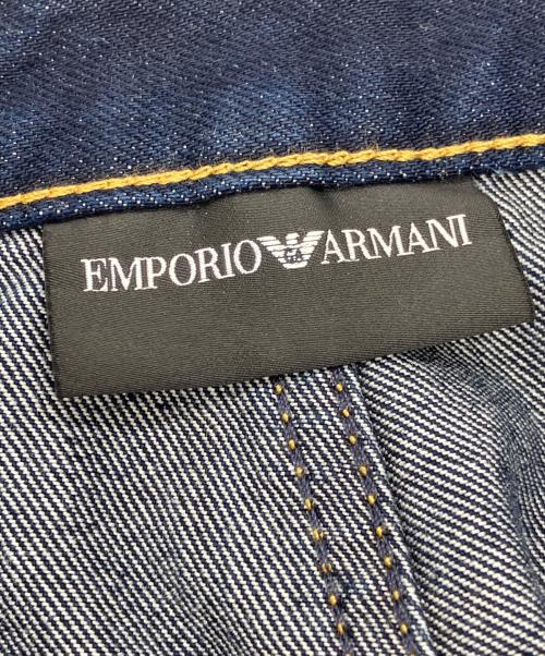 EMPORIO ARMANI（エンポリオアルマーニ）EMPORIO ARMANI (エンポリオアルマーニ) J14 Regular Fit ストライプデニムパンツ インディゴ サイズ:28の古着・服飾アイテム