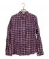 MACKINTOSH PHILOSOPHY（マッキントッシュ フィロソフィー）の古着「リネンチェックシャツ」｜レッド×ネイビー