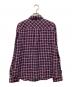MACKINTOSH PHILOSOPHY (マッキントッシュ フィロソフィー) リネンチェックシャツ レッド×ネイビー サイズ:36：4000円