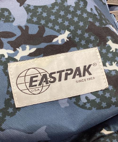 EASTPAK（イーストパック）EASTPAK (イーストパック) MAISON KITUNE (メゾンキツネ) Camo Fox backpack ブルーの古着・服飾アイテム