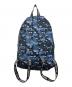 EASTPAK (イーストパック) MAISON KITUNE (メゾンキツネ) Camo Fox backpack ブルー：7000円