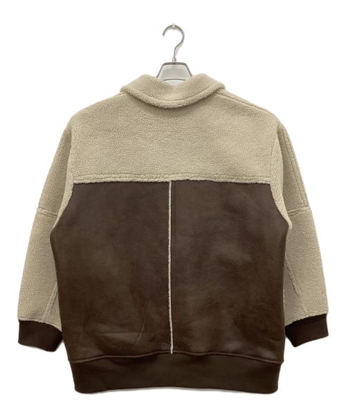 FREAK'S STORE（フリークスストア）FREAK'S STORE (フリークスストア) リバーシブルフェイクムートンジャケット ブラウン サイズ:Freeの古着・服飾アイテム