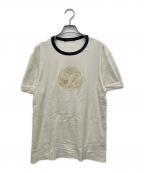 LOUIS VUITTONルイ ヴィトン）の古着「サークルロゴリンガーTシャツ」｜ベージュ