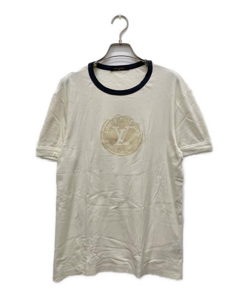 LOUIS VUITTON（ルイ ヴィトン）LOUIS VUITTON (ルイ ヴィトン) サークルロゴリンガーTシャツ ベージュ サイズ:Sの古着・服飾アイテム
