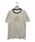 LOUIS VUITTON（ルイ ヴィトン）の古着「サークルロゴリンガーTシャツ」｜ベージュ