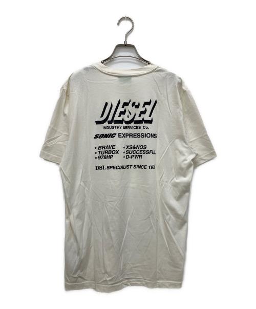 DIESEL（ディーゼル）DIESEL (ディーゼル) Tシャツ ベージュ サイズ:Lの古着・服飾アイテム