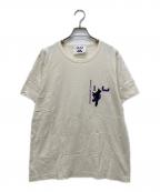 maison kitsune×JANTJE ONTEMBAARメゾンキツネ×ヤンチェ オンテンバール）の古着「Tシャツ」｜ベージュ