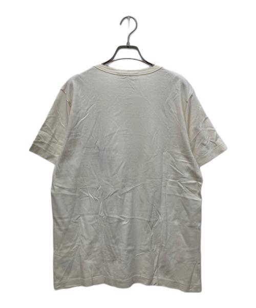 maison kitsune（メゾンキツネ）MAISON KITSUNE (メゾンキツネ) JANTJE ONTEMBAAR (ヤンチェ オンテンバール) Tシャツ ベージュ サイズ:Lの古着・服飾アイテム