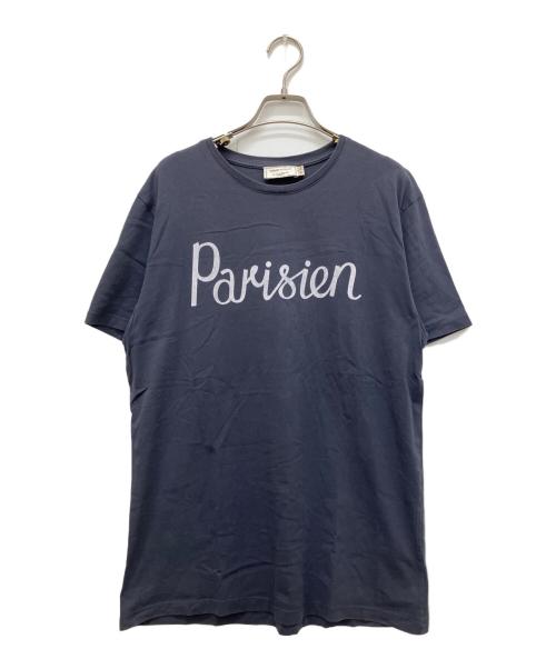 maison kitsune（メゾンキツネ）MAISON KITSUNE (メゾンキツネ) Tシャツ グレー サイズ:Mの古着・服飾アイテム