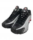 NIKEナイキ）の古着「SHOX R4 METALLIC SILVER/METALLIC SILVER-BLACK」｜ブラック×シルバー