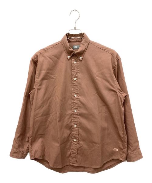 THE NORTH FACE（ザ ノース フェイス）THE NORTH FACE (ザ ノース フェイス) L/Sハーフドームシャツ ブラウン サイズ:Sの古着・服飾アイテム