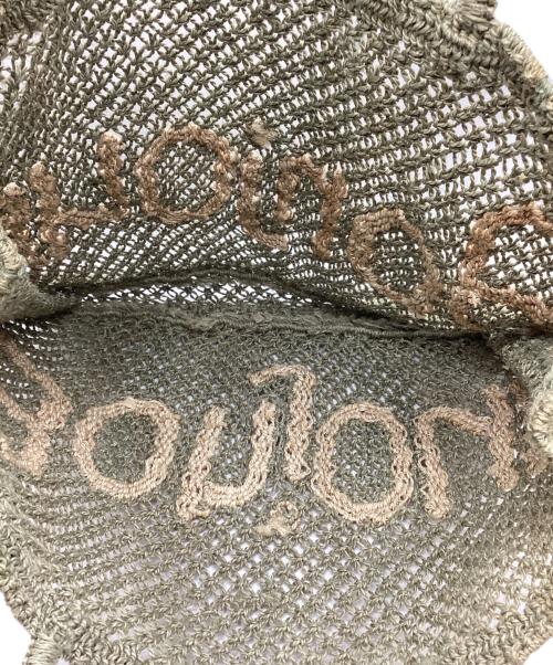 the jacksons（ジャクソンズ）THE JACKSONS (ジャクソンズ) Bonjour ハンドメイドジュートバッグ オリーブの古着・服飾アイテム
