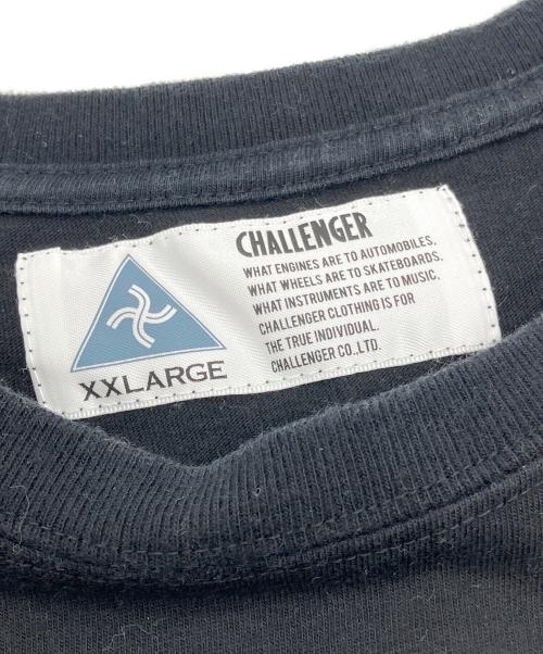 CHALLENGER（チャレンジャー）CHALLENGER (チャレンジャー) ファイヤーロゴtシャツ ブラック サイズ:XXLの古着・服飾アイテム
