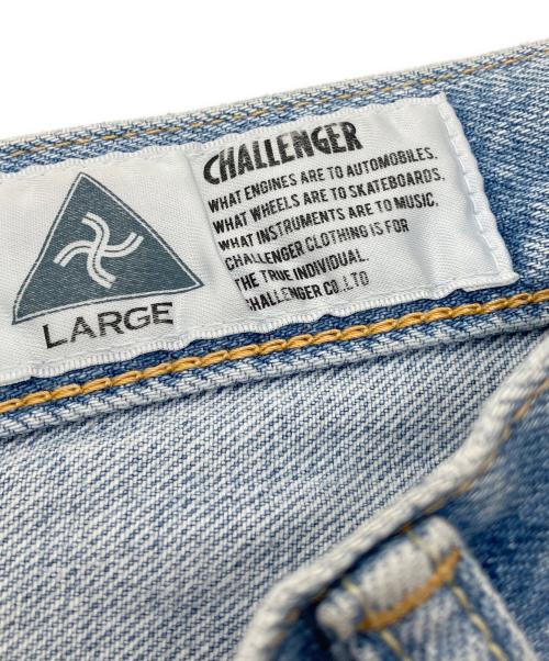 CHALLENGER（チャレンジャー）CHALLENGER (チャレンジャー) DENIM PANTS -WASHED- インディゴ サイズ:Lの古着・服飾アイテム