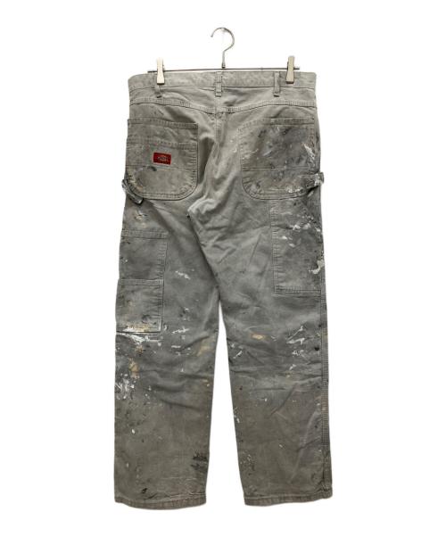Dickies（ディッキーズ）Dickies (ディッキーズ) ペイント加工ペインターパンツ グレー サイズ:W34の古着・服飾アイテム