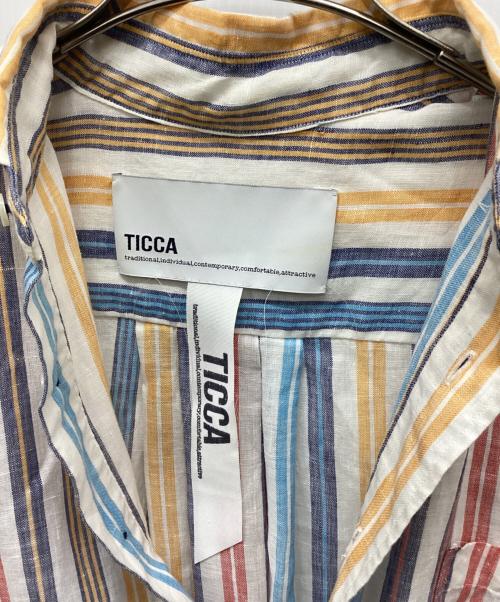 ticca（ティッカ）TICCA (ティッカ) シャツワンピース マルチカラー サイズ:Fの古着・服飾アイテム