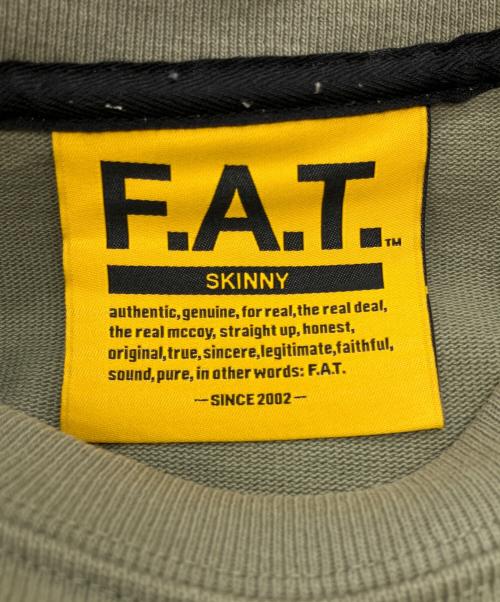 FAT（エフエーティー）FAT (エフエーティー) BLANTee L カーキ サイズ:SKINNYの古着・服飾アイテム
