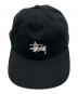 中古・古着 stussy (ステューシー) キャップ ブラック：5000円