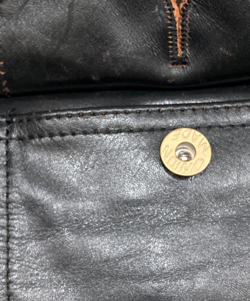 STARKE HAUT（スタークハウツ）STARKE HAUT (スタークハウツ) 2ndタイプホースレザージャケット ブラック サイズ:2XLの古着・服飾アイテム