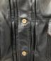 中古・古着 STARKE HAUT (スタークハウツ) 2ndタイプホースレザージャケット ブラック サイズ:2XL：35000円