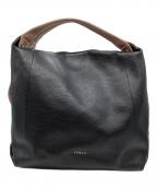 FURLAフルラ）の古着「エリザベス2wayレザーバッグ」｜ブラック