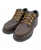 Timberlandティンバーランド）の古着「BASIC SINGLE MOC TOE OX WP」｜ブラウン