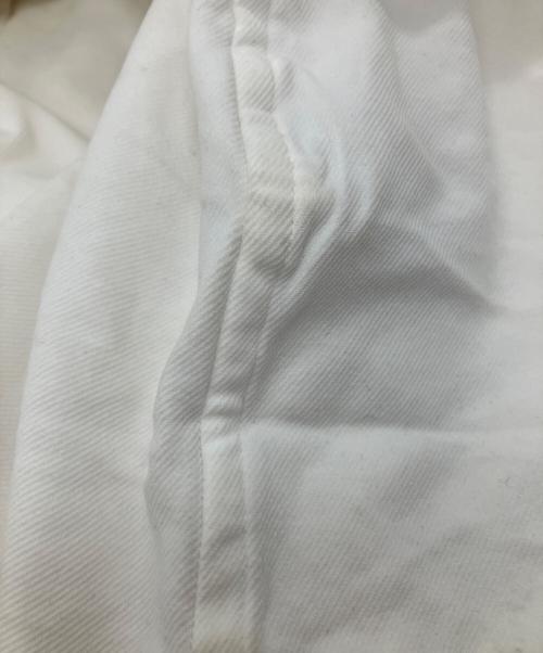 COMME des GARCONS（コムデギャルソン）COMME des GARCONS (コムデギャルソン) 04SS ポリ縮 カットオフショートトレンチジャケット ホワイト サイズ:不明の古着・服飾アイテム