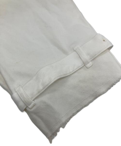 COMME des GARCONS（コムデギャルソン）COMME des GARCONS (コムデギャルソン) 04SS ポリ縮 カットオフショートトレンチジャケット ホワイト サイズ:不明の古着・服飾アイテム