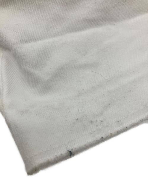 COMME des GARCONS（コムデギャルソン）COMME des GARCONS (コムデギャルソン) 04SS ポリ縮 カットオフショートトレンチジャケット ホワイト サイズ:不明の古着・服飾アイテム