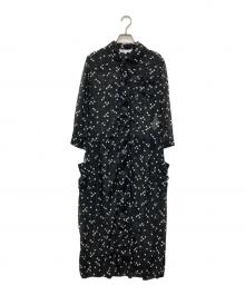COMME des GARCONS COMME des GARCONS（コムデギャルソン コムデギャルソン）の古着「丸襟シアーシャツワンピース」｜ブラック