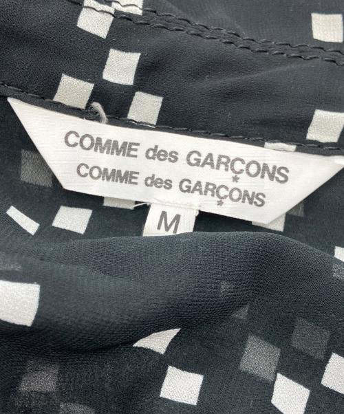 COMME des GARCONS COMME des GARCONS（コムデギャルソン コムデギャルソン）COMME des GARCONS COMME des GARCONS (コムデギャルソン コムデギャルソン) 丸襟シアーシャツワンピース ブラック サイズ:Mの古着・服飾アイテム