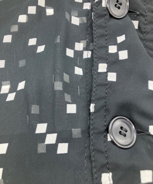 COMME des GARCONS COMME des GARCONS（コムデギャルソン コムデギャルソン）COMME des GARCONS COMME des GARCONS (コムデギャルソン コムデギャルソン) 丸襟シアーシャツワンピース ブラック サイズ:Mの古着・服飾アイテム
