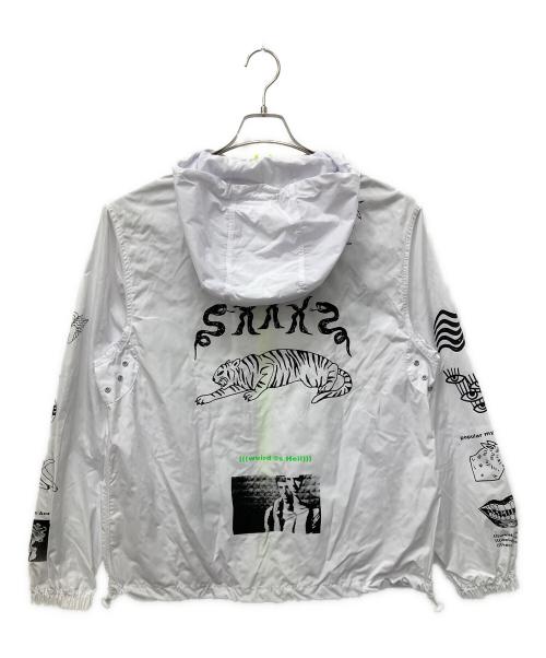 DIESEL（ディーゼル）DIESEL (ディーゼル) J-HEAD ナイロンジャケット ホワイト サイズ:Mの古着・服飾アイテム