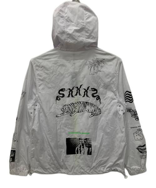 DIESEL（ディーゼル）DIESEL (ディーゼル) J-HEAD ナイロンジャケット ホワイト サイズ:Mの古着・服飾アイテム