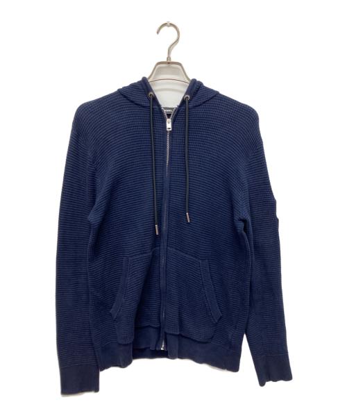 DIESEL（ディーゼル）DIESEL (ディーゼル) サーマルジップパーカー ネイビー サイズ:Mの古着・服飾アイテム