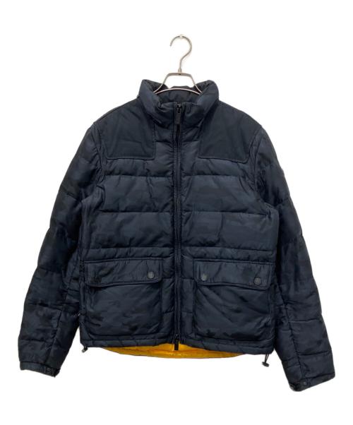 EMPORIO ARMANI JEANS（エンポリオアルマーニジーンズ）EMPORIO ARMANI JEANS (エンポリオアルマーニジーンズ) ダウンジャケット ネイビー サイズ:Lの古着・服飾アイテム