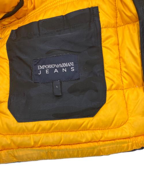 EMPORIO ARMANI JEANS（エンポリオアルマーニジーンズ）EMPORIO ARMANI JEANS (エンポリオアルマーニジーンズ) ダウンジャケット ネイビー サイズ:Lの古着・服飾アイテム