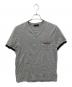 PRADA SPORTS（プラダスポーツ）の古着「VネックTシャツ」｜グレー