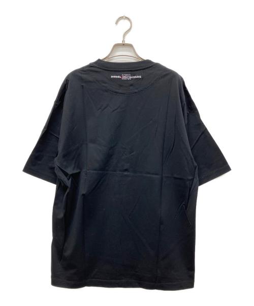 DIESEL（ディーゼル）DIESEL (ディーゼル) バックロゴTシャツ ブラック サイズ:Lの古着・服飾アイテム