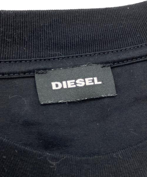 DIESEL（ディーゼル）DIESEL (ディーゼル) バックロゴTシャツ ブラック サイズ:Lの古着・服飾アイテム