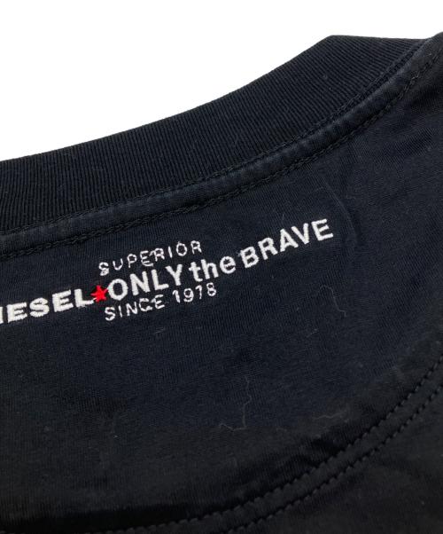DIESEL（ディーゼル）DIESEL (ディーゼル) バックロゴTシャツ ブラック サイズ:Lの古着・服飾アイテム