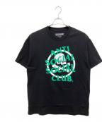 NEIGHBORHOOD×anti social social CLUBネイバーフッド×アンチソーシャルソーシャルクラブ）の古着「コラボ両面プリントTシャツ」｜ブラック