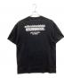 NEIGHBORHOOD (ネイバーフッド) anti social social CLUB (アンチソーシャルソーシャルクラブ) コラボ両面プリントTシャツ ブラック サイズ:XL：5000円