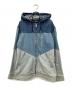 DIESEL（ディーゼル）の古着「パッチワークフーデットデニムジャケット」｜インディゴ
