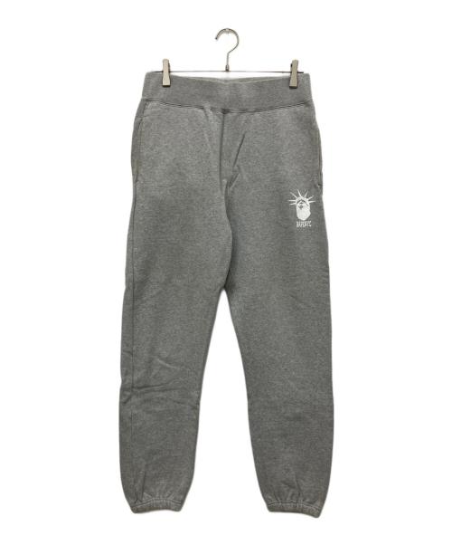 A BATHING APE（アベイシングエイプ）A BATHING APE (アベイシングエイプ) スウェットパンツ グレー サイズ:Mの古着・服飾アイテム